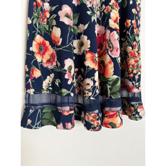Faith and Joy Floral Skirt w/Mesh Bottom - Size Large - Picture 4 of 7